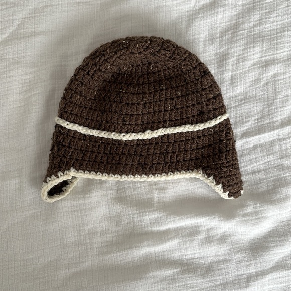 Aviator Crochet Hat | Handmade | 18-24 months - Picture 2 of 2